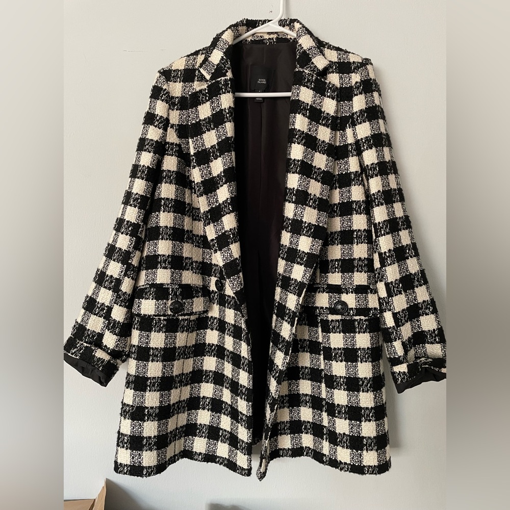 River Island Tweed Coat